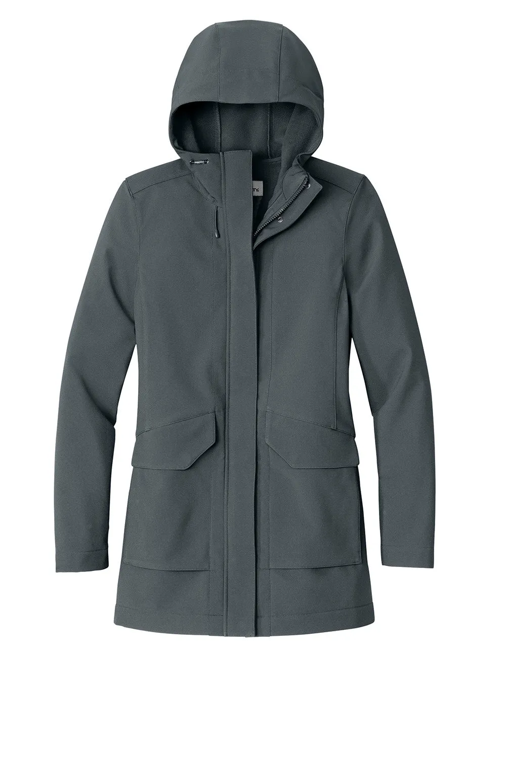 Port Authority Womens Collective Outer Water Resistant Soft Shell Full Zip Hooded Parka - Graphite Grey  Premium quality Clothing Port-Authority