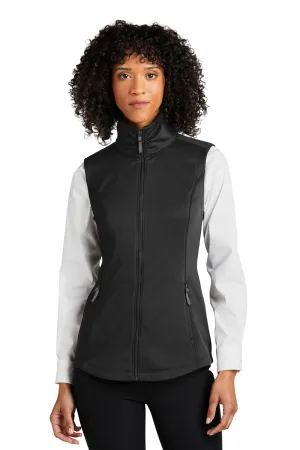 Port Authority Womens Collective Smooth Fleece Full Zip Vest - Deep Black  Premium quality Clothing Port-Authority