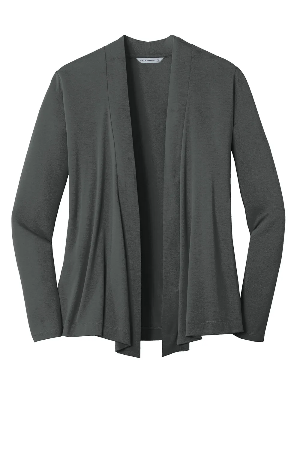 Port Authority Womens Concept Long Sleeve Cardigan Sweater - Smoke Grey  Premium quality Clothing Port-Authority