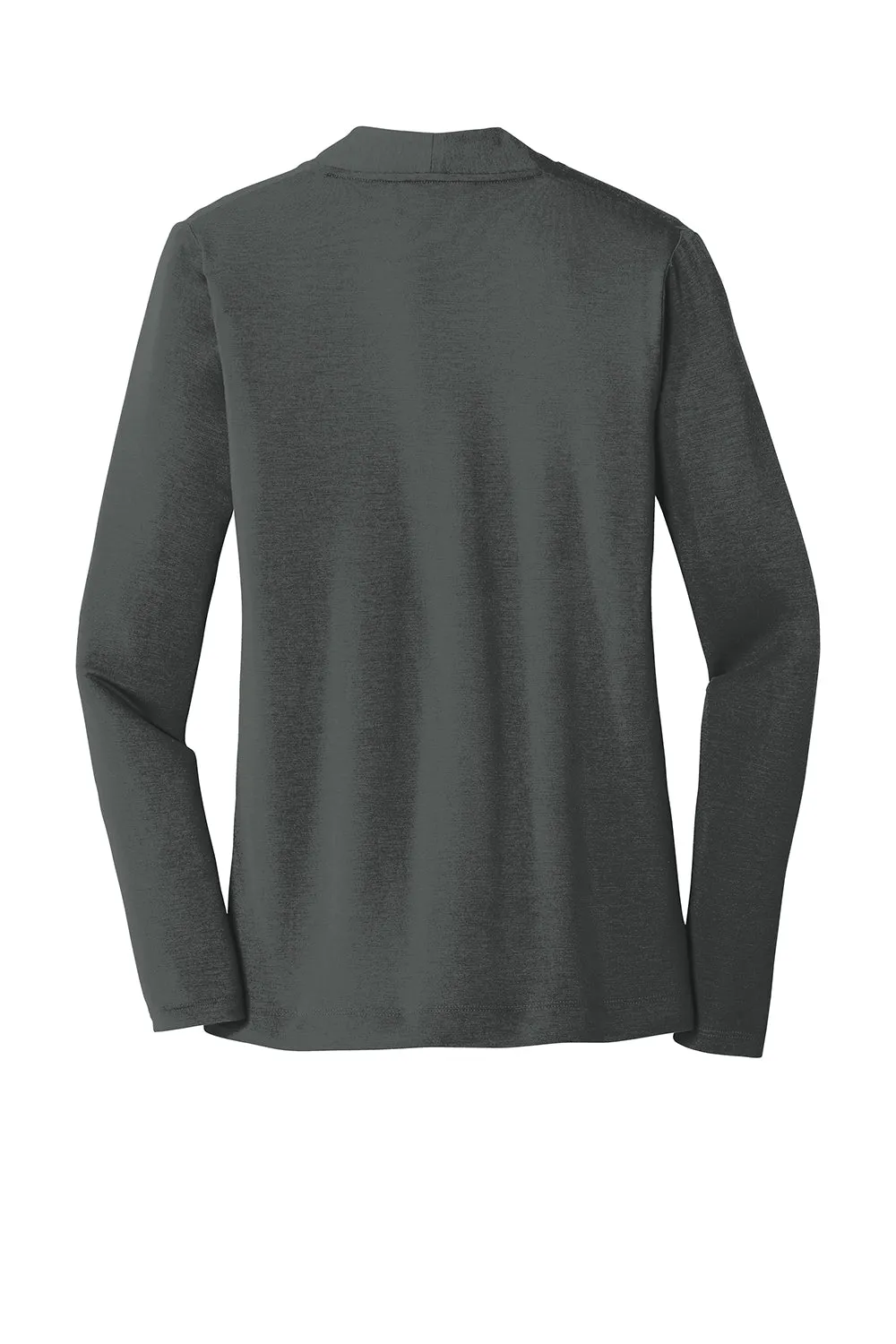 Port Authority Womens Concept Long Sleeve Cardigan Sweater - Smoke Grey  Premium quality Clothing Port-Authority