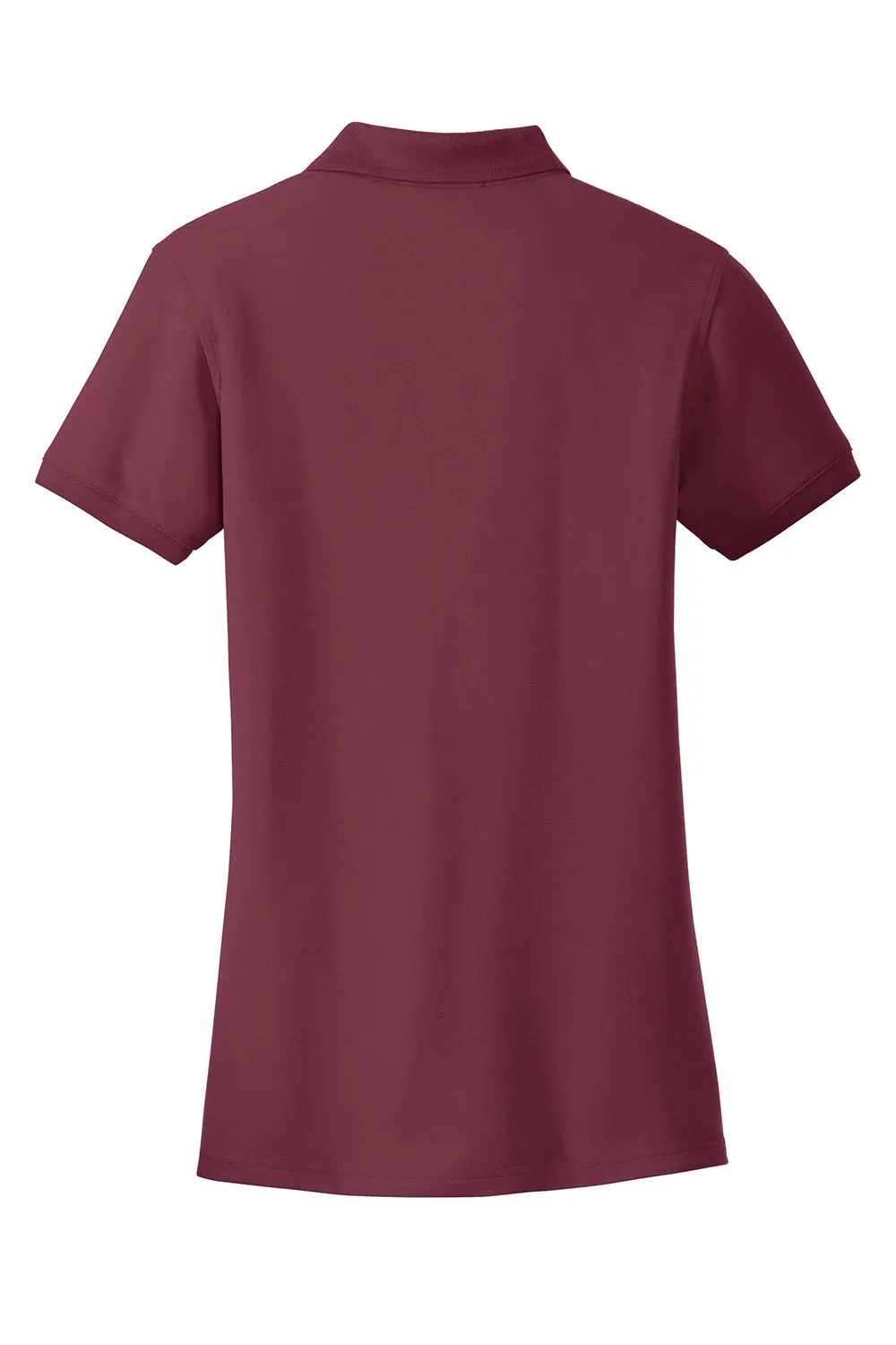 Port Authority Womens Core Classic Short Sleeve Polo Shirt - Burgundy  Premium quality Clothing Port-Authority