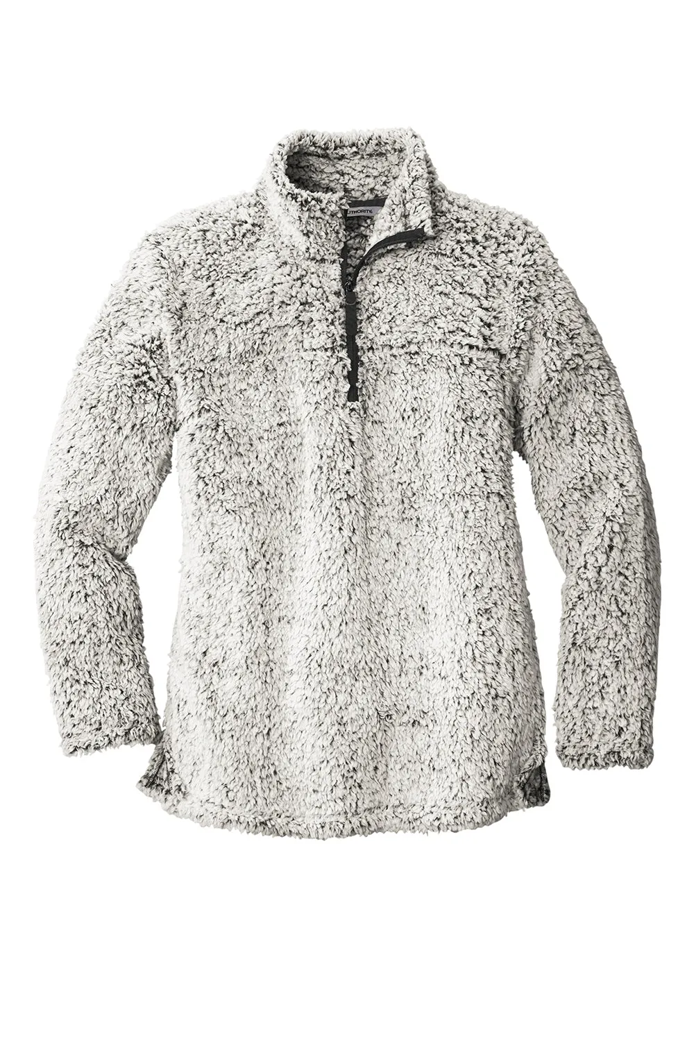 Port Authority Womens Cozy Sherpa Fleece 1/4 Zip Jacket - Heather Grey  Premium quality Clothing Port-Authority