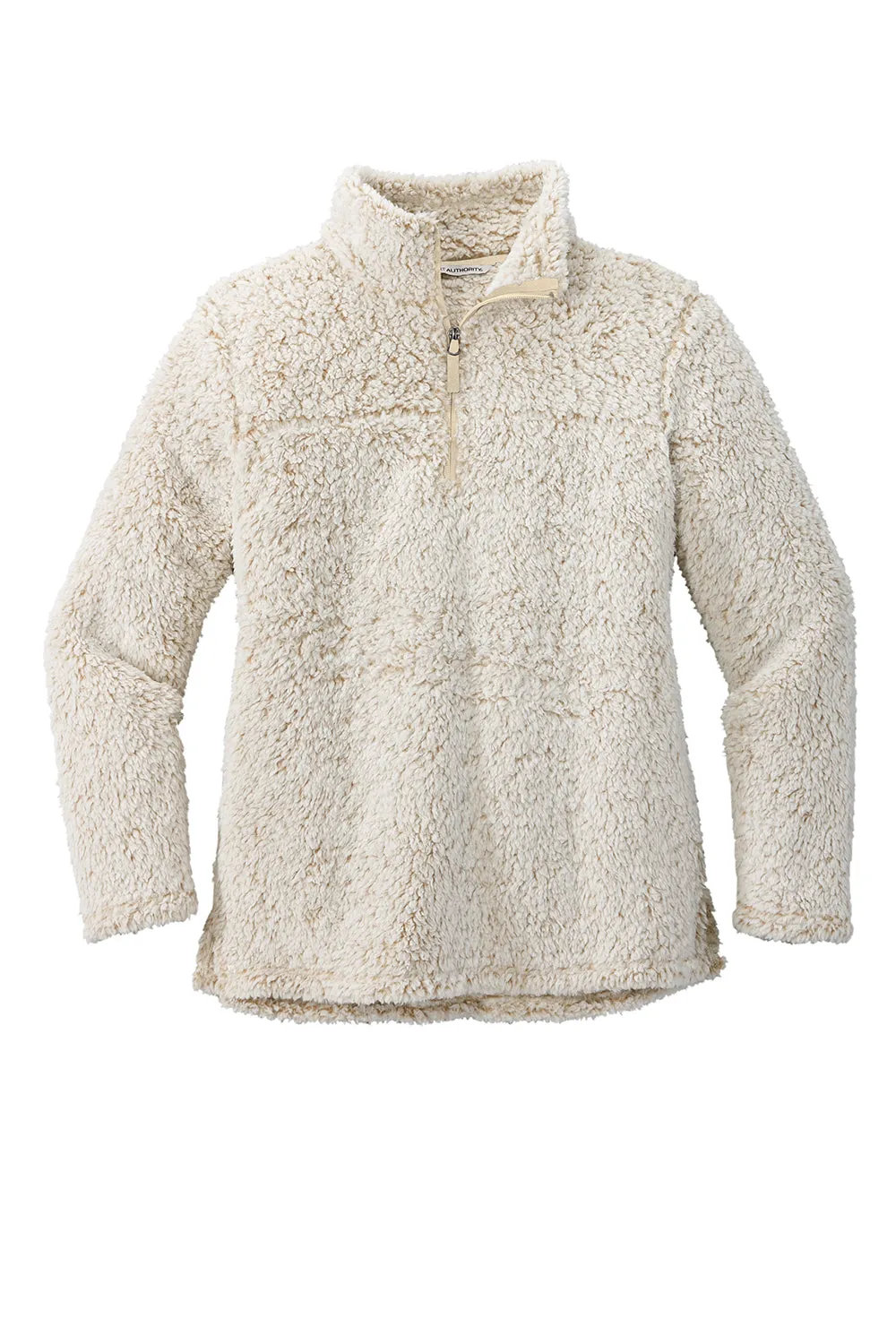 Port Authority Womens Cozy Sherpa Fleece 1/4 Zip Jacket - Heather Oatmeal  Premium quality Clothing Port-Authority