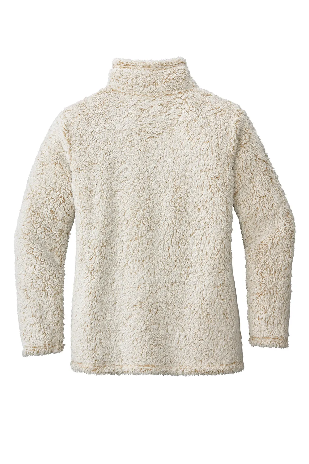 Port Authority Womens Cozy Sherpa Fleece 1/4 Zip Jacket - Heather Oatmeal  Premium quality Clothing Port-Authority