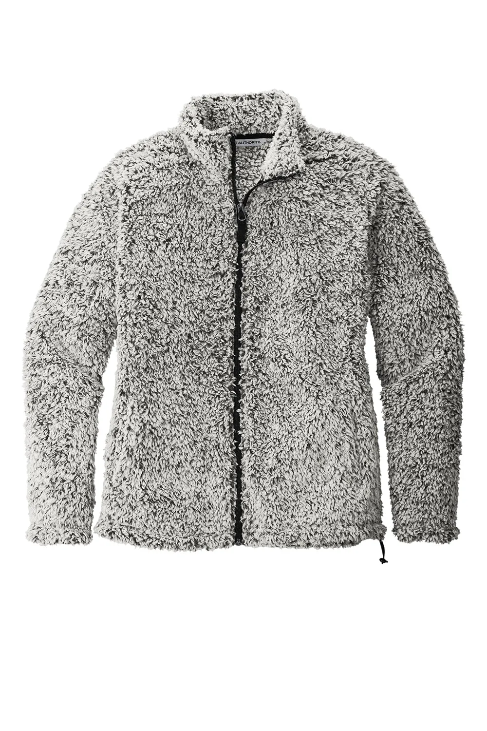 Port Authority Womens Cozy Sherpa Fleece Full Zip Jacket - Heather Grey - Closeout  Premium quality Clothing Port-Authority