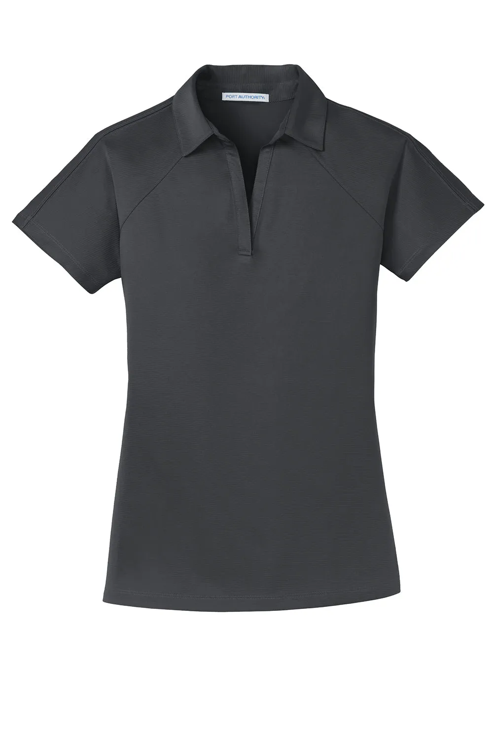 Port Authority Womens Crossover Moisture Wicking Short Sleeve Polo Shirt - Battleship Grey  Premium quality Clothing Port-Authority