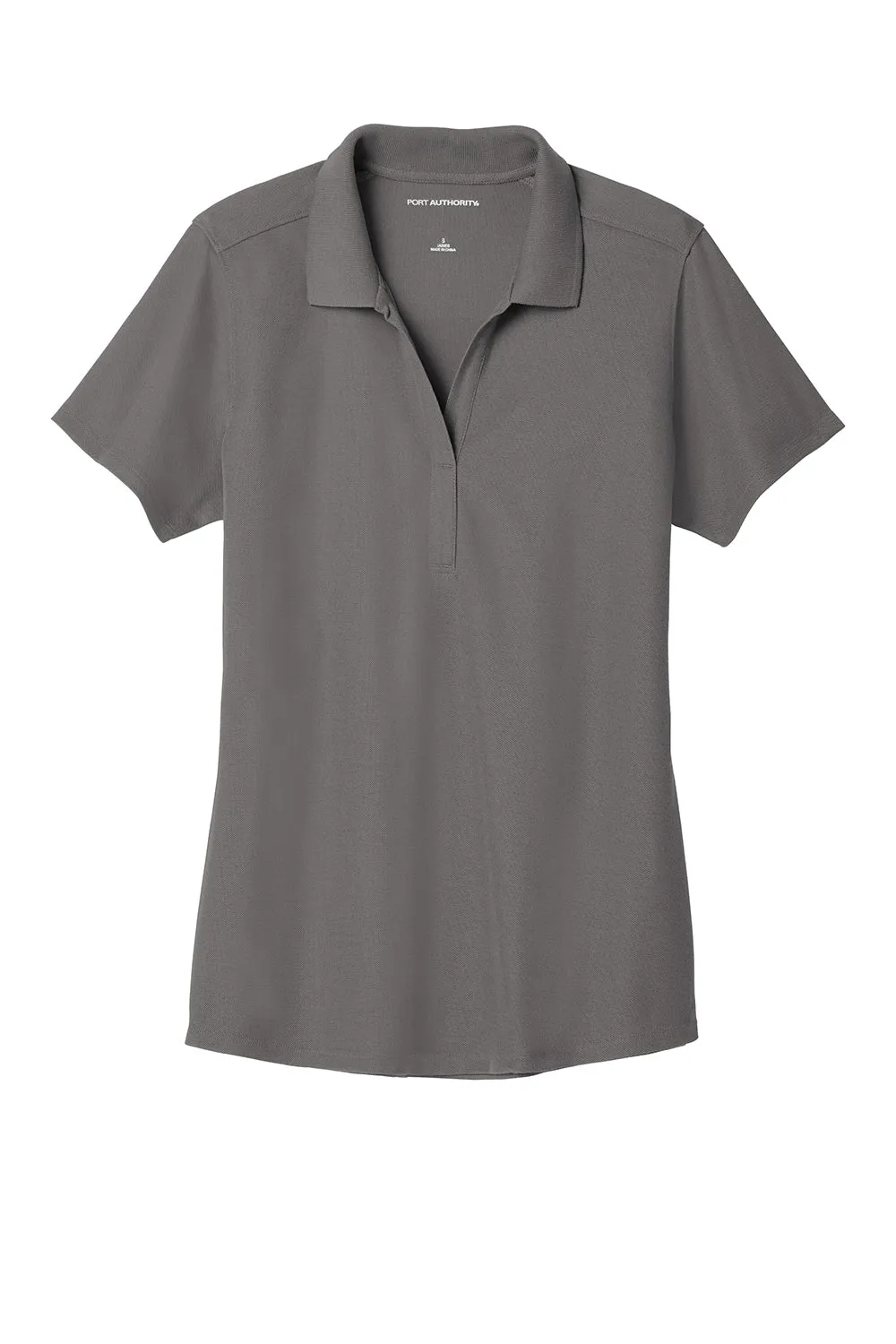 Port Authority Womens EZPerformance Moisture Wicking Short Sleeve Polo Shirt - Sterling Grey  Premium quality Clothing Port-Authority