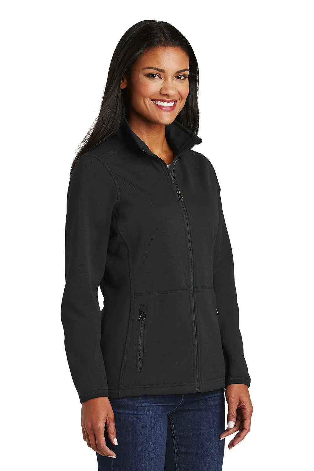 Port Authority Womens Full Zip Fleece Jacket - Black  Premium quality Clothing Port-Authority