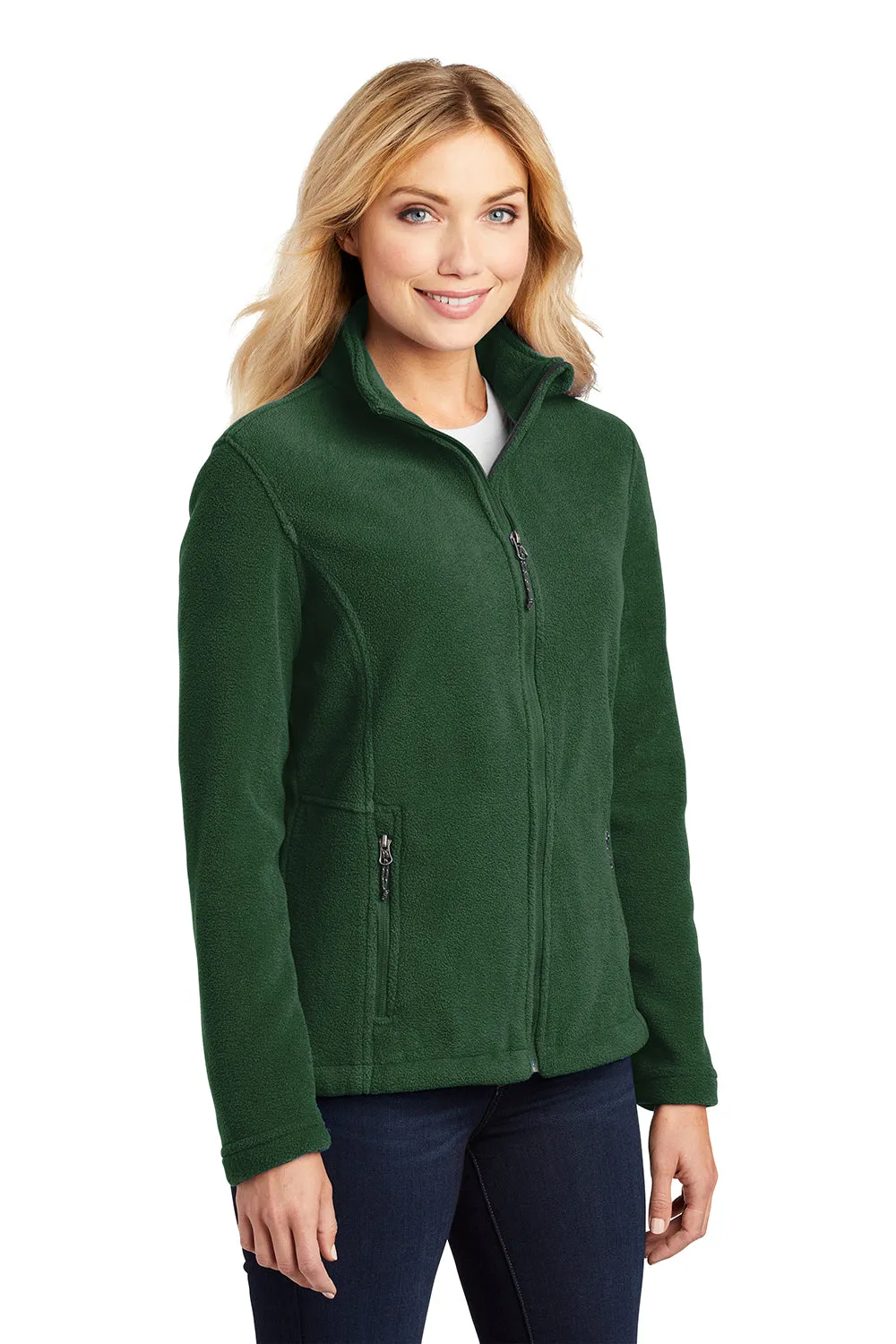 Port Authority Womens Full Zip Fleece Jacket - Forest Green  Premium quality Clothing Port-Authority