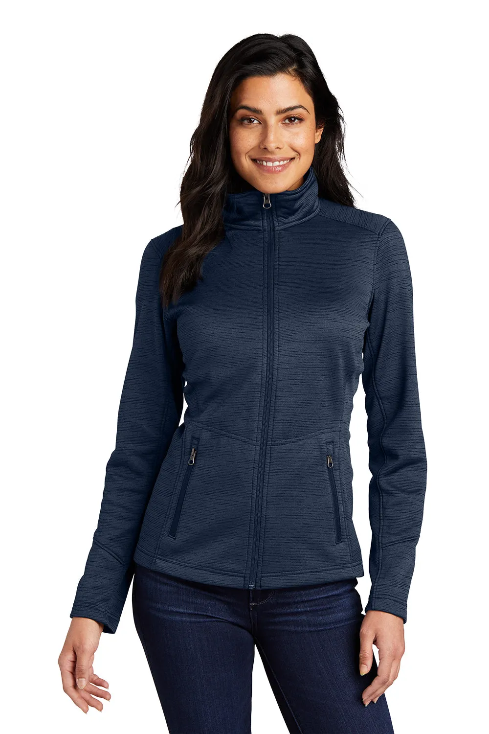 Port Authority Womens Full Zip Fleece Jacket - Navy Blue  Premium quality Clothing Port-Authority