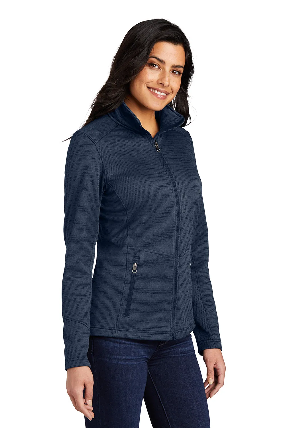 Port Authority Womens Full Zip Fleece Jacket - Navy Blue  Premium quality Clothing Port-Authority