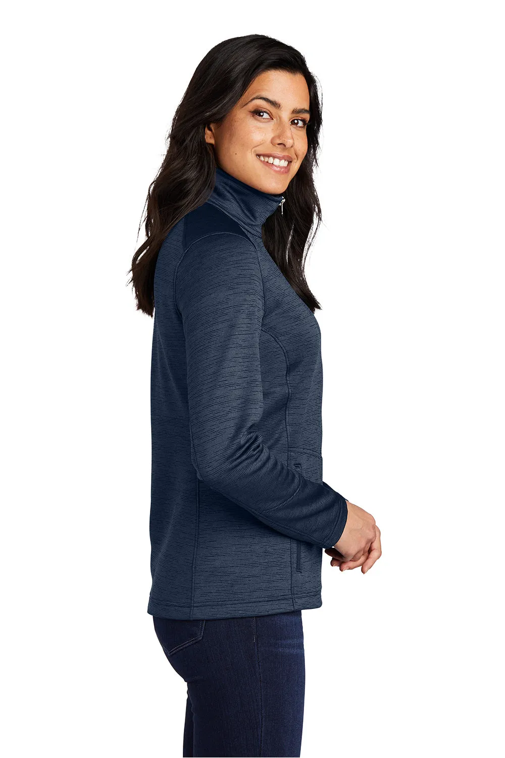 Port Authority Womens Full Zip Fleece Jacket - Navy Blue  Premium quality Clothing Port-Authority
