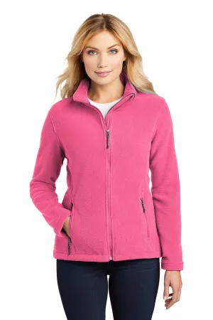 Port Authority Womens Full Zip Fleece Jacket - Pink Blossom  Premium quality Clothing Port-Authority