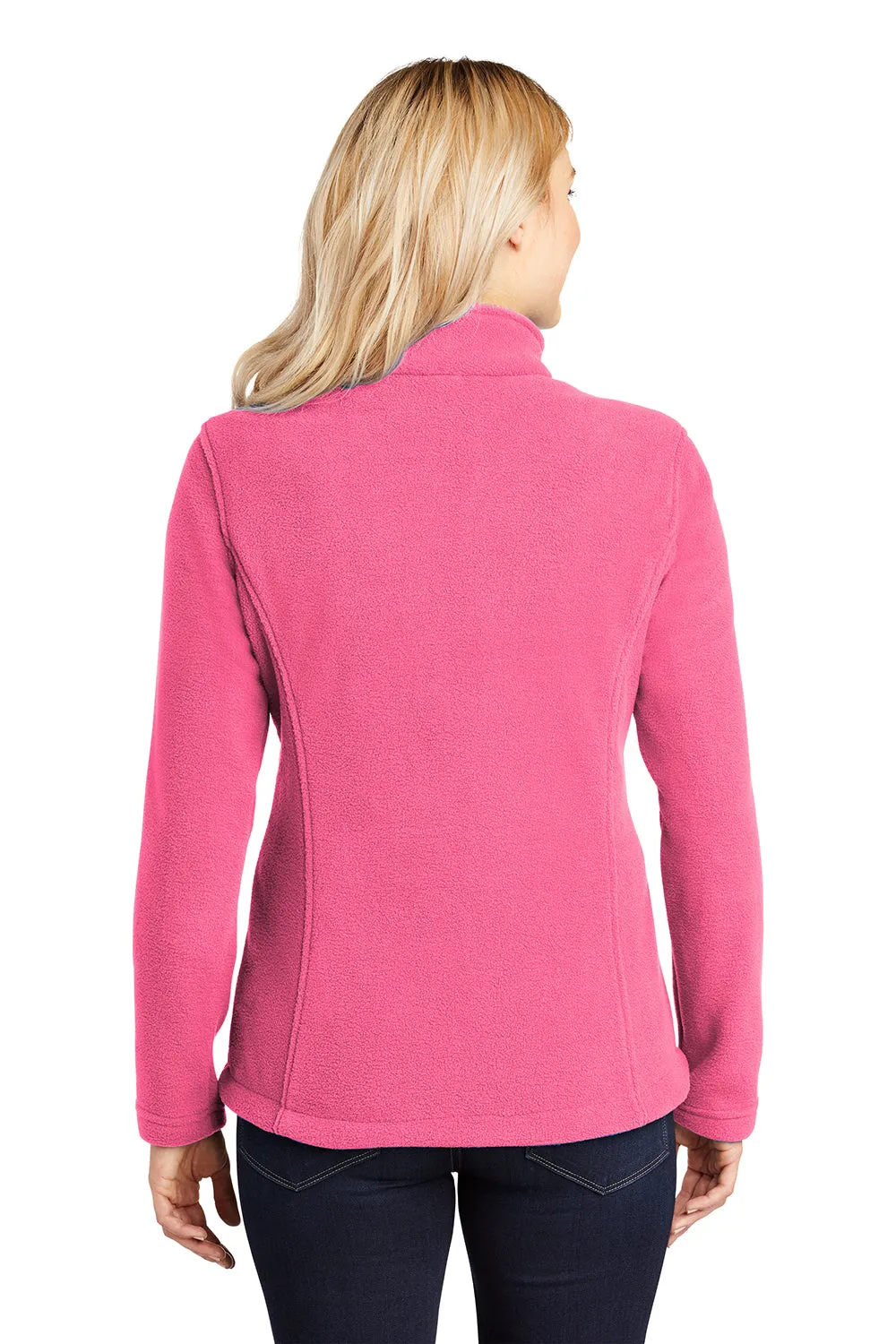 Port Authority Womens Full Zip Fleece Jacket - Pink Blossom  Premium quality Clothing Port-Authority