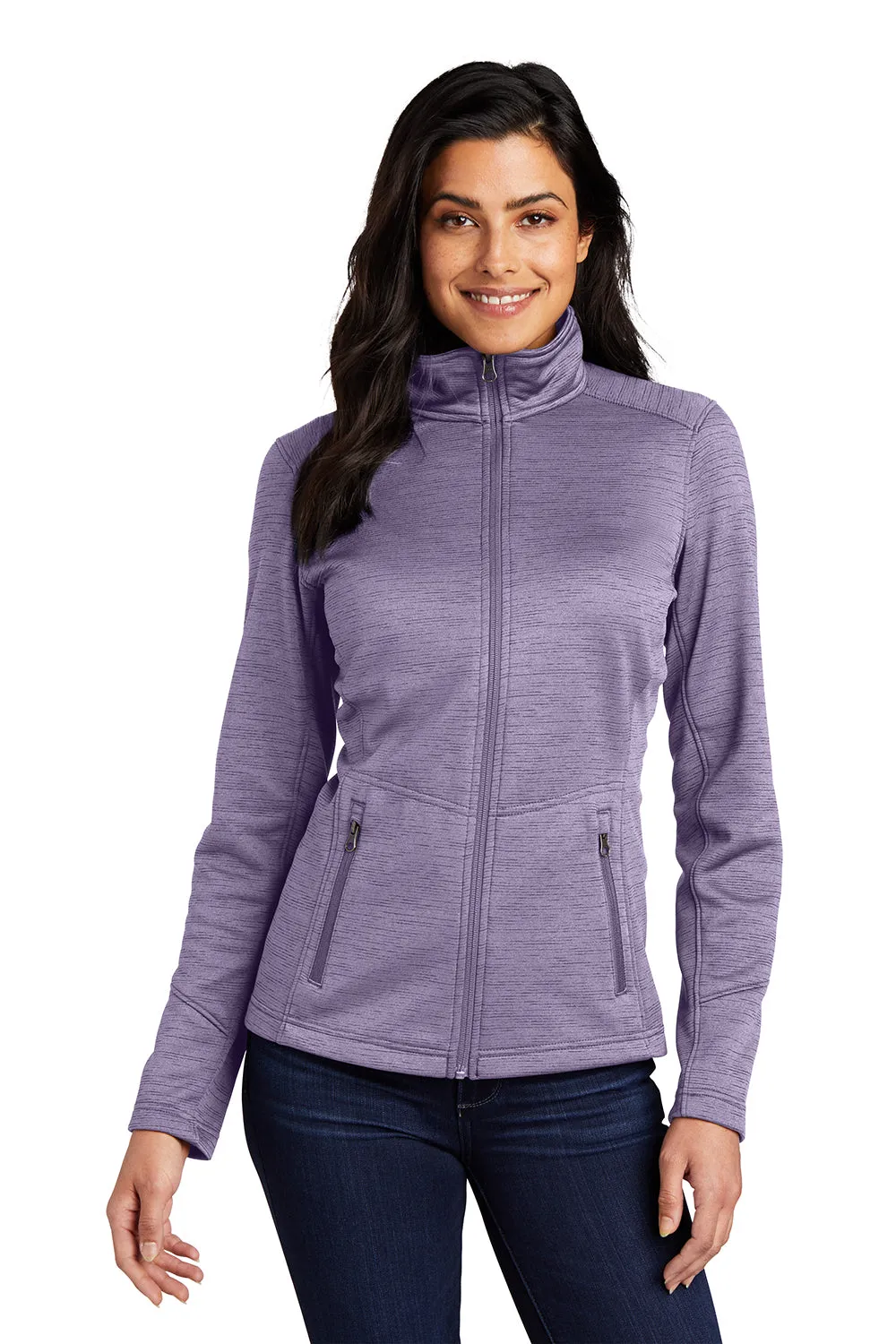 Port Authority Womens Full Zip Fleece Jacket - Purple  Premium quality Clothing Port-Authority