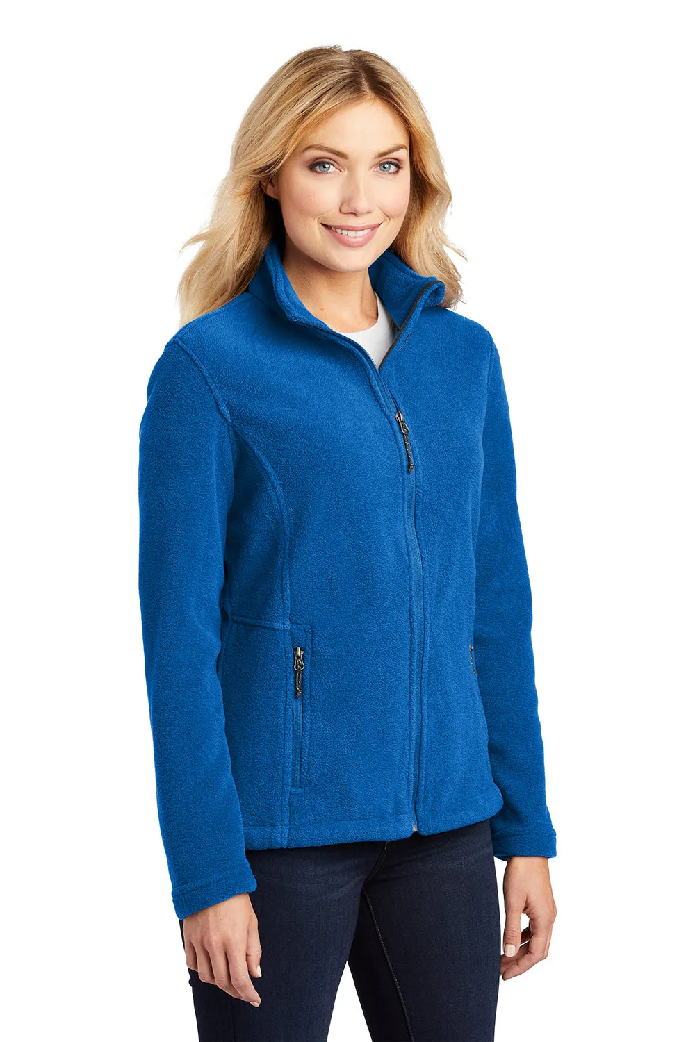 Port Authority Womens Full Zip Fleece Jacket - True Royal Blue  Premium quality Clothing Port-Authority