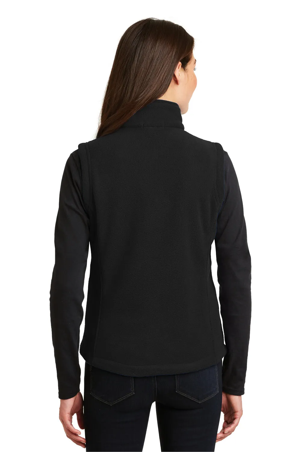 Port Authority Womens Full Zip Fleece Vest - Black  Premium quality Clothing Port-Authority