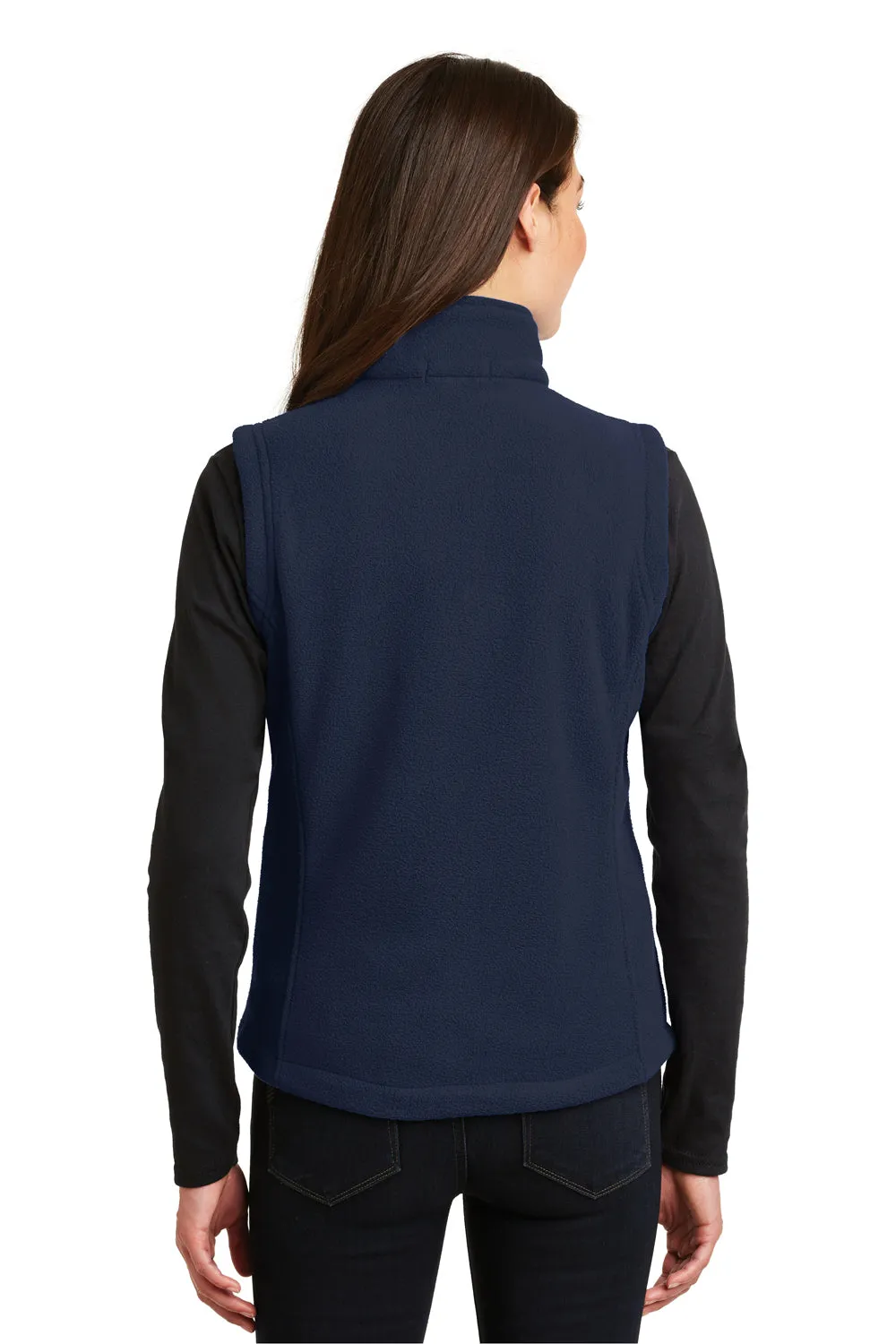 Port Authority Womens Full Zip Fleece Vest - True Navy Blue  Premium quality Clothing Port-Authority