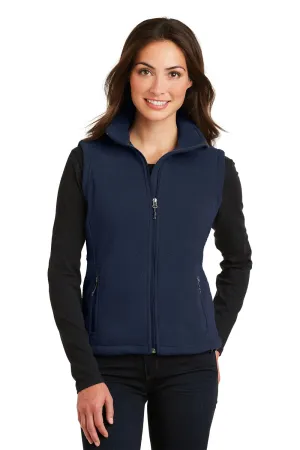 Port Authority Womens Full Zip Fleece Vest - True Navy Blue  Premium quality Clothing Port-Authority
