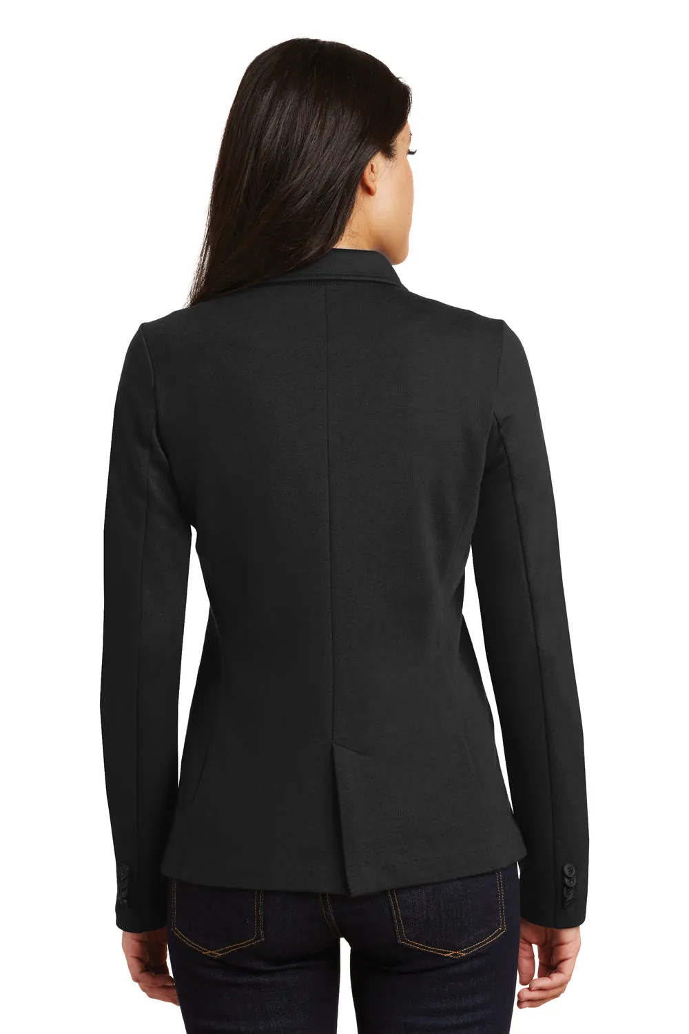 Port Authority Womens Knit Button Down Blazer - Black  Premium quality Clothing Port-Authority