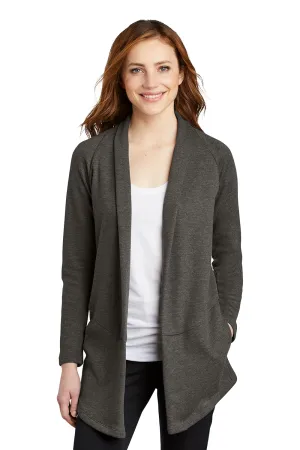 Port Authority Womens Long Sleeve Cardigan Sweater - Heather Charcoal Grey  Premium quality Clothing Port-Authority