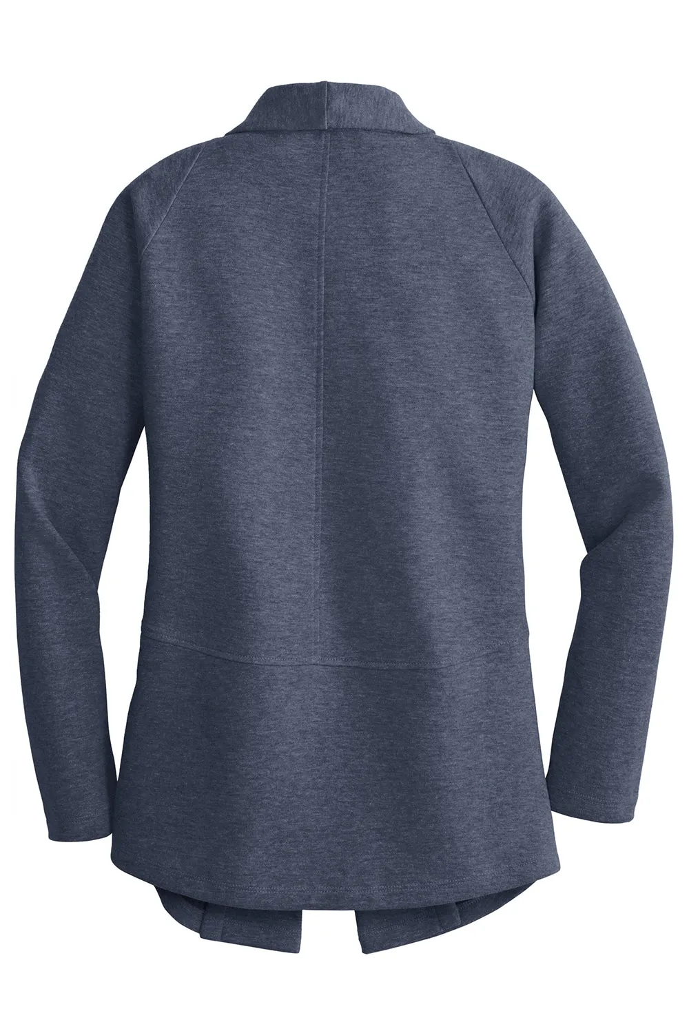 Port Authority Womens Long Sleeve Cardigan Sweater - Heather Estate Blue  Premium quality Clothing Port-Authority