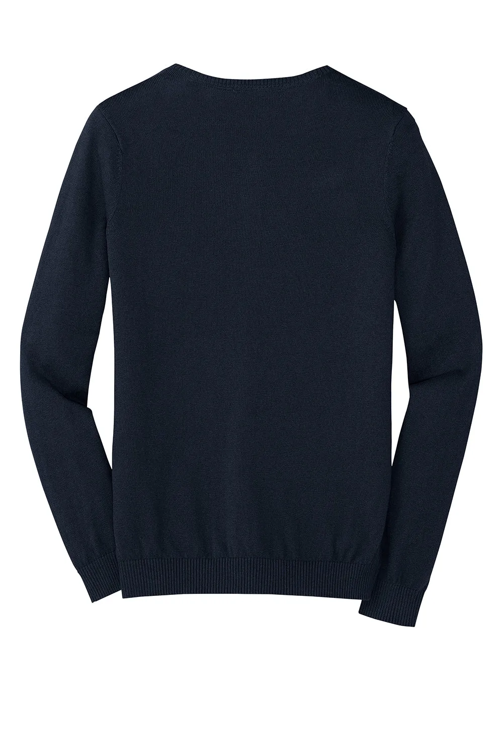 Port Authority Womens Long Sleeve Cardigan Sweater - Navy Blue - Closeout  Premium quality Clothing Port-Authority