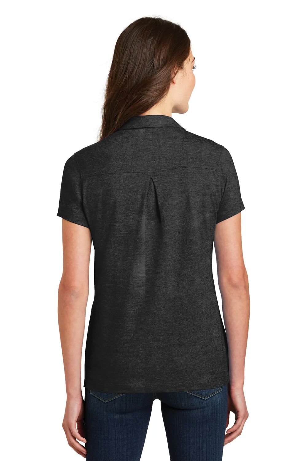 Port Authority Womens Meridian Short Sleeve Polo Shirt - Black - Closeout  Premium quality Clothing Port-Authority
