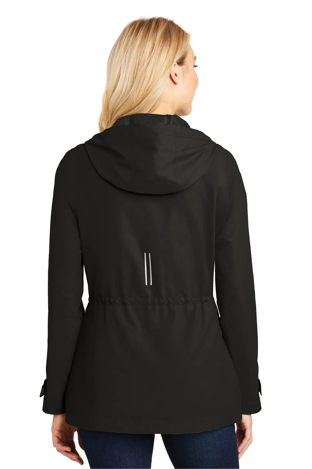 Port Authority Womens Northwest Slicker Waterproof Full Zip Hooded Jacket - Black  Premium quality Clothing Port-Authority