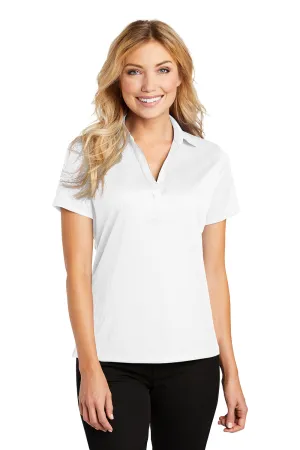 Port Authority Womens Performance Moisture Wicking Short Sleeve Polo Shirt - White  Premium quality Clothing Port-Authority