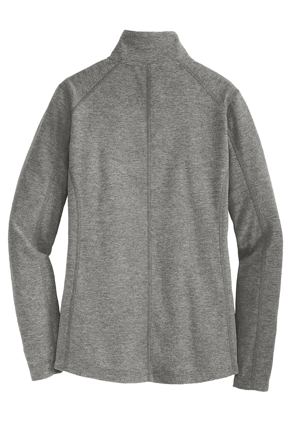 Port Authority Womens Pill Resistant Heather Microfleece Full Zip Sweatshirt - Heather Pearl Grey  Premium quality Clothing Port-Authority