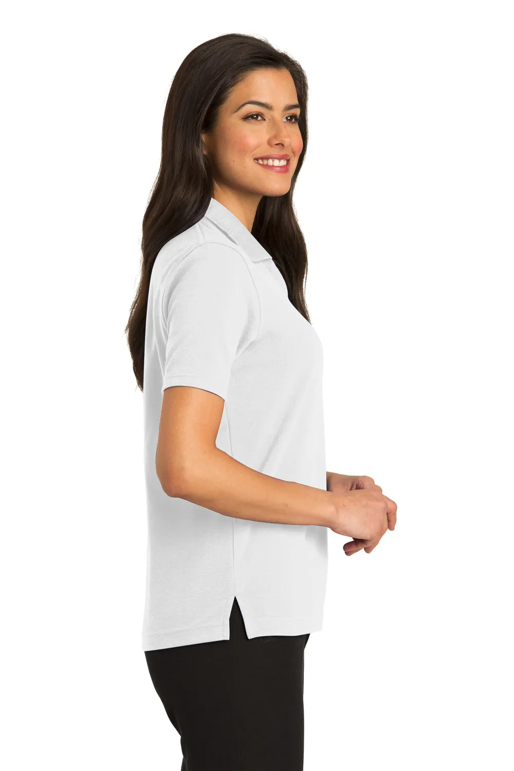 Port Authority Womens Rapid Dry Moisture Wicking Short Sleeve Polo Shirt - White  Premium quality Clothing Port-Authority