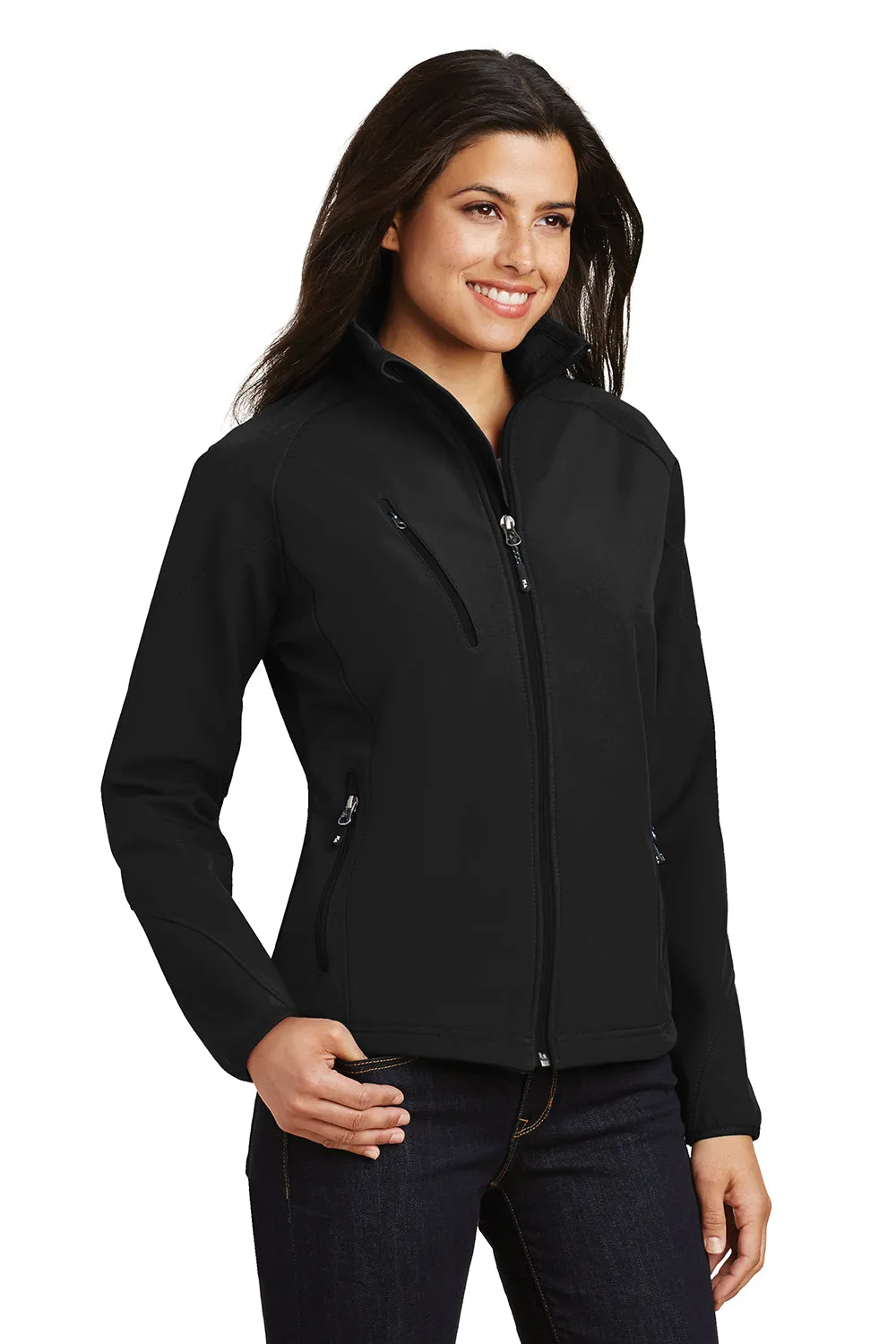 Port Authority Womens Wind & Water Resistant Full Zip Jacket - Black  Premium quality Clothing Port-Authority