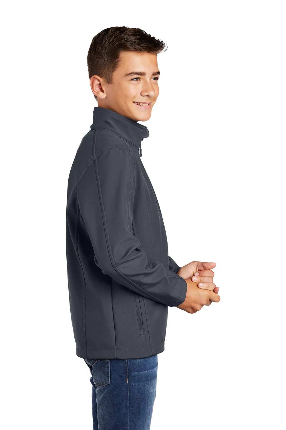 Port Authority Youth Core Wind & Water Resistant Full Zip Jacket - Battleship Grey  Premium quality Clothing Port-Authority