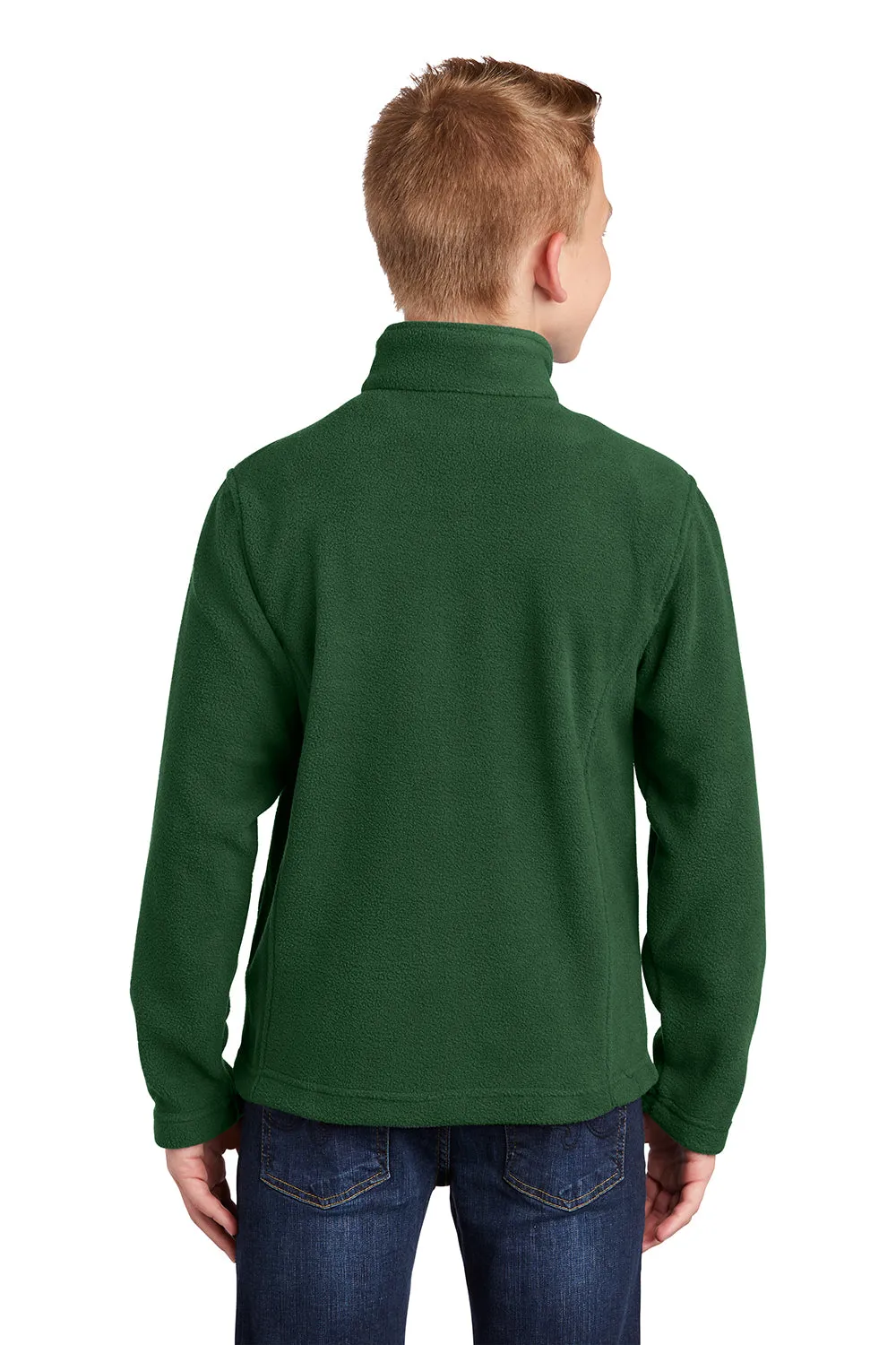 Port Authority Youth Full Zip Fleece Jacket - Forest Green  Premium quality Clothing Port-Authority