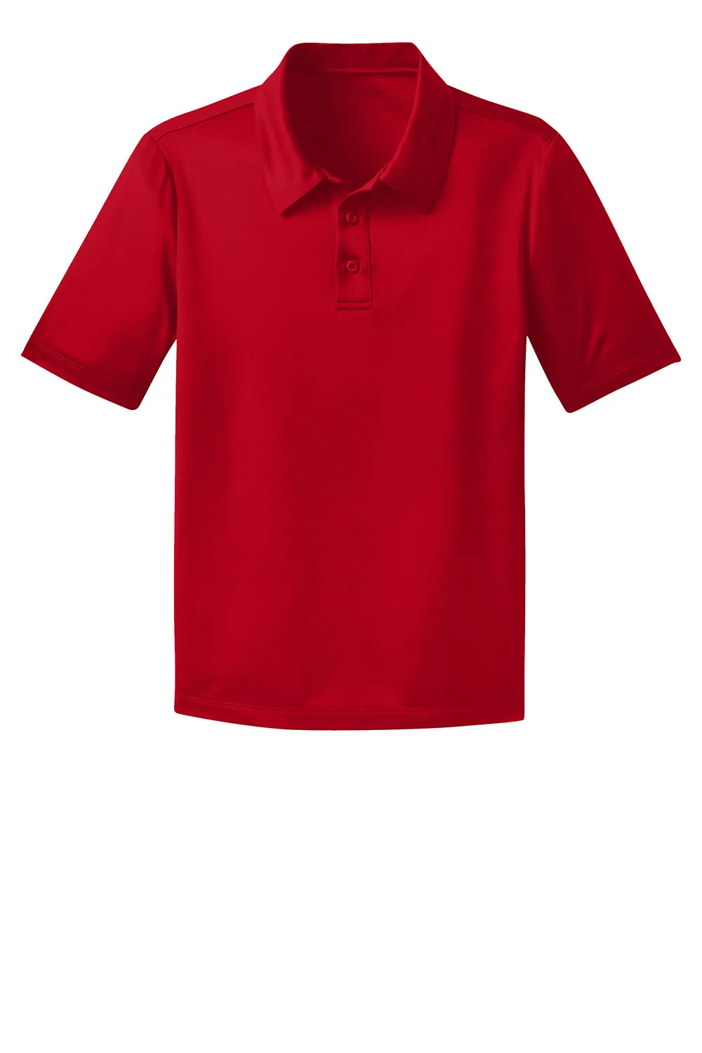 Port Authority Youth Silk Touch Performance Moisture Wicking Short Sleeve Polo Shirt - Red  Premium quality Clothing Port-Authority