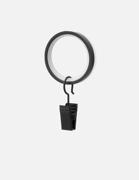 Porta Clip Curtain Rings (Set of 7) 