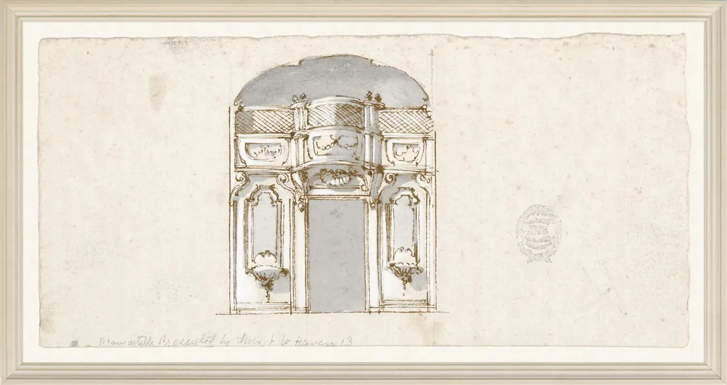 Portico Design Giclee Print 