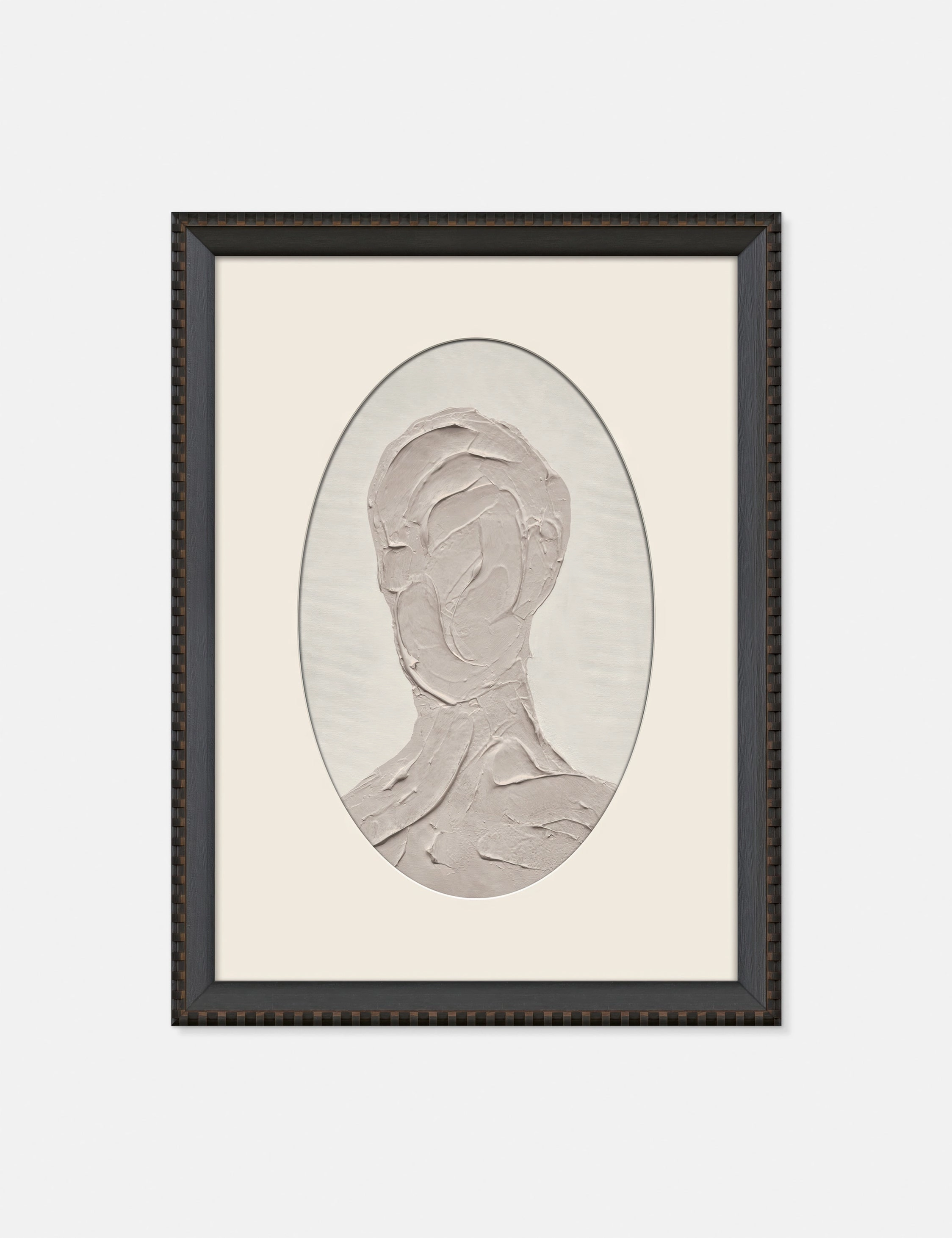 Portrait 5 With Oval Mat Wall Art by Coup d'Esprit 