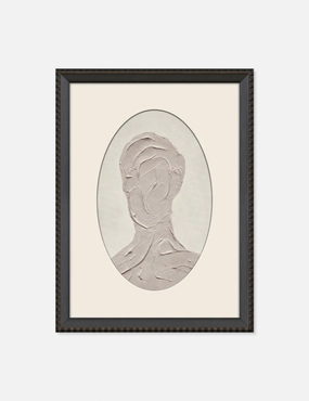 Portrait 5 With Oval Mat Wall Art by Coup d'Esprit 