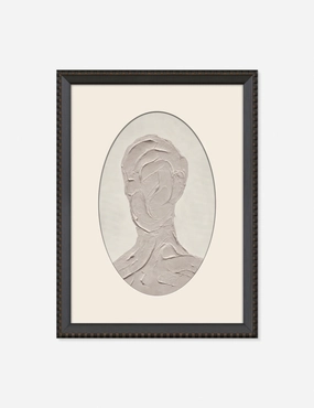 Portrait 5 With Oval Mat Wall Art by Coup d'Esprit 