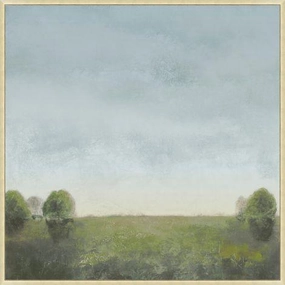 Prairie Moment Canvas Wall Art With Antique Silver Floater Frame 