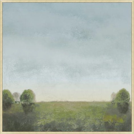 Prairie Moment Canvas Wall Art With Antique Silver Floater Frame 