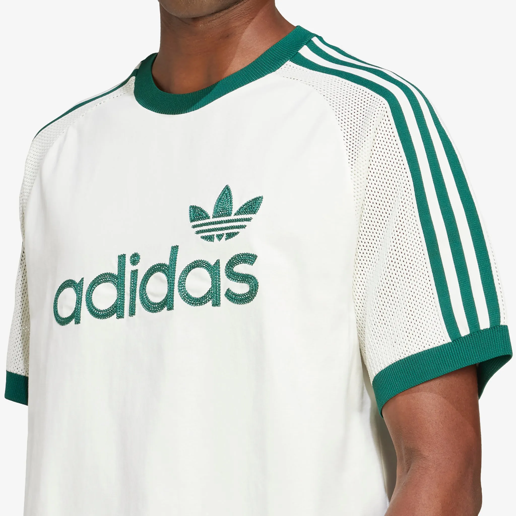 Premium Knitted T-Shirt Off White adidas Clothing