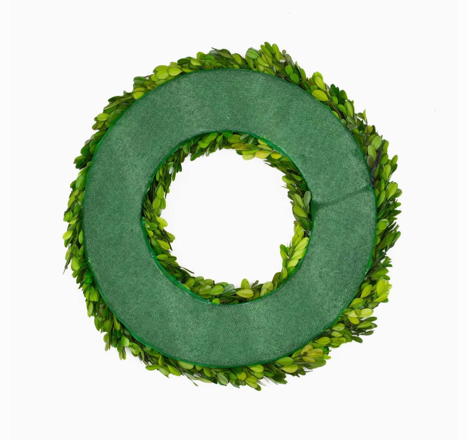 Preserved Boxwood Country Manor Wreath - 16 Inch