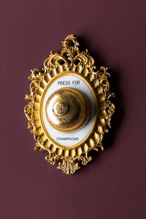 Press For Champagne Wall Ornament 