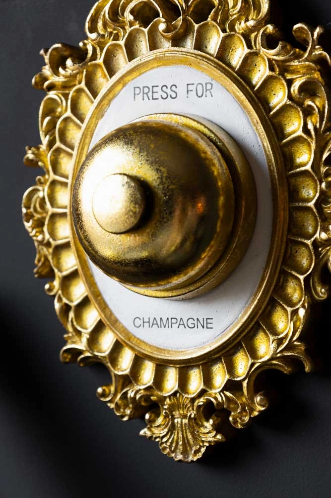 Press For Champagne Wall Ornament