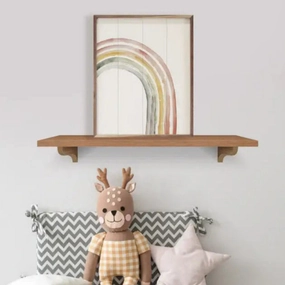 Pretty Rainbow Wood Framed Print 