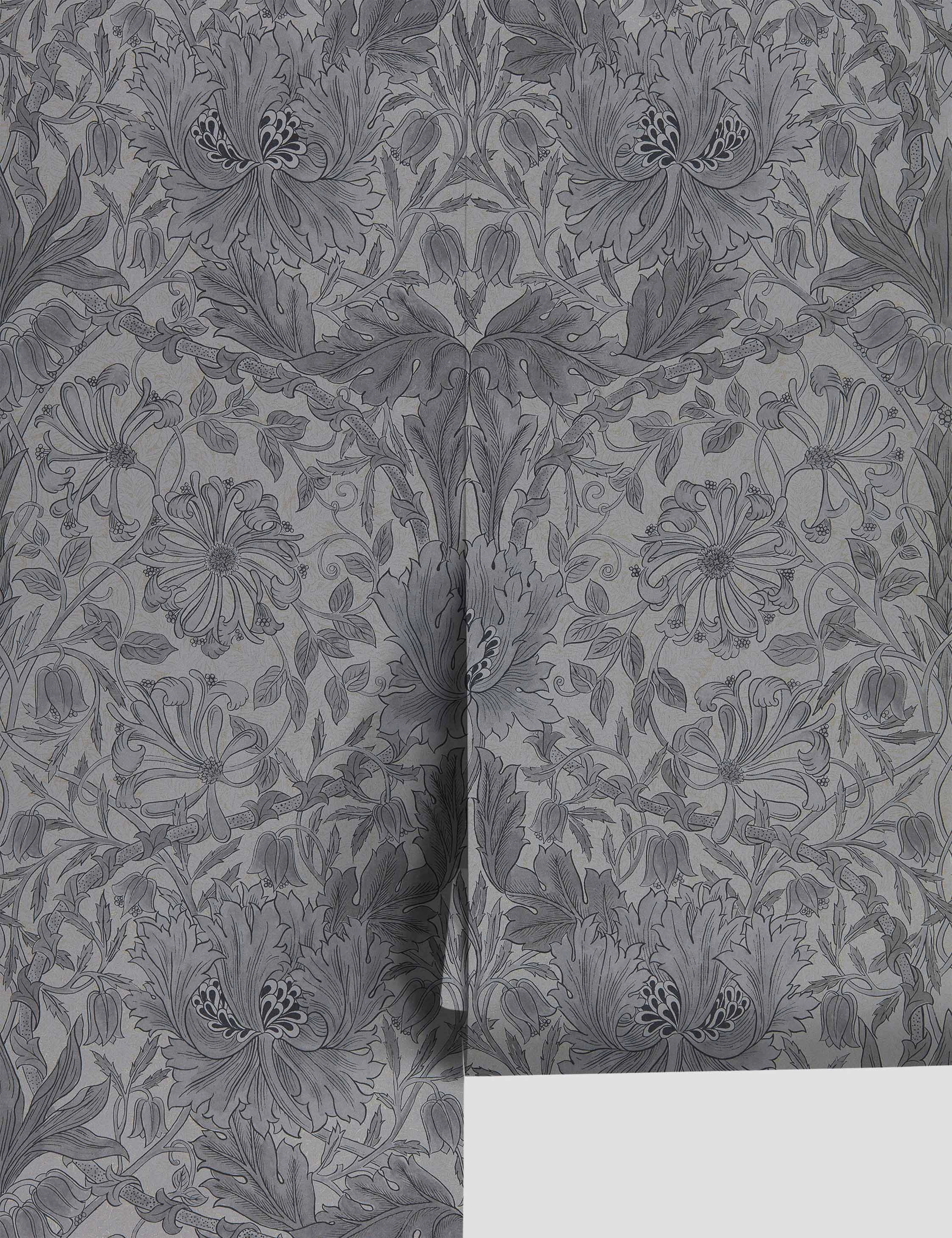 Pure Honeysuckle & Tulip Wallpaper by Morris & Co.