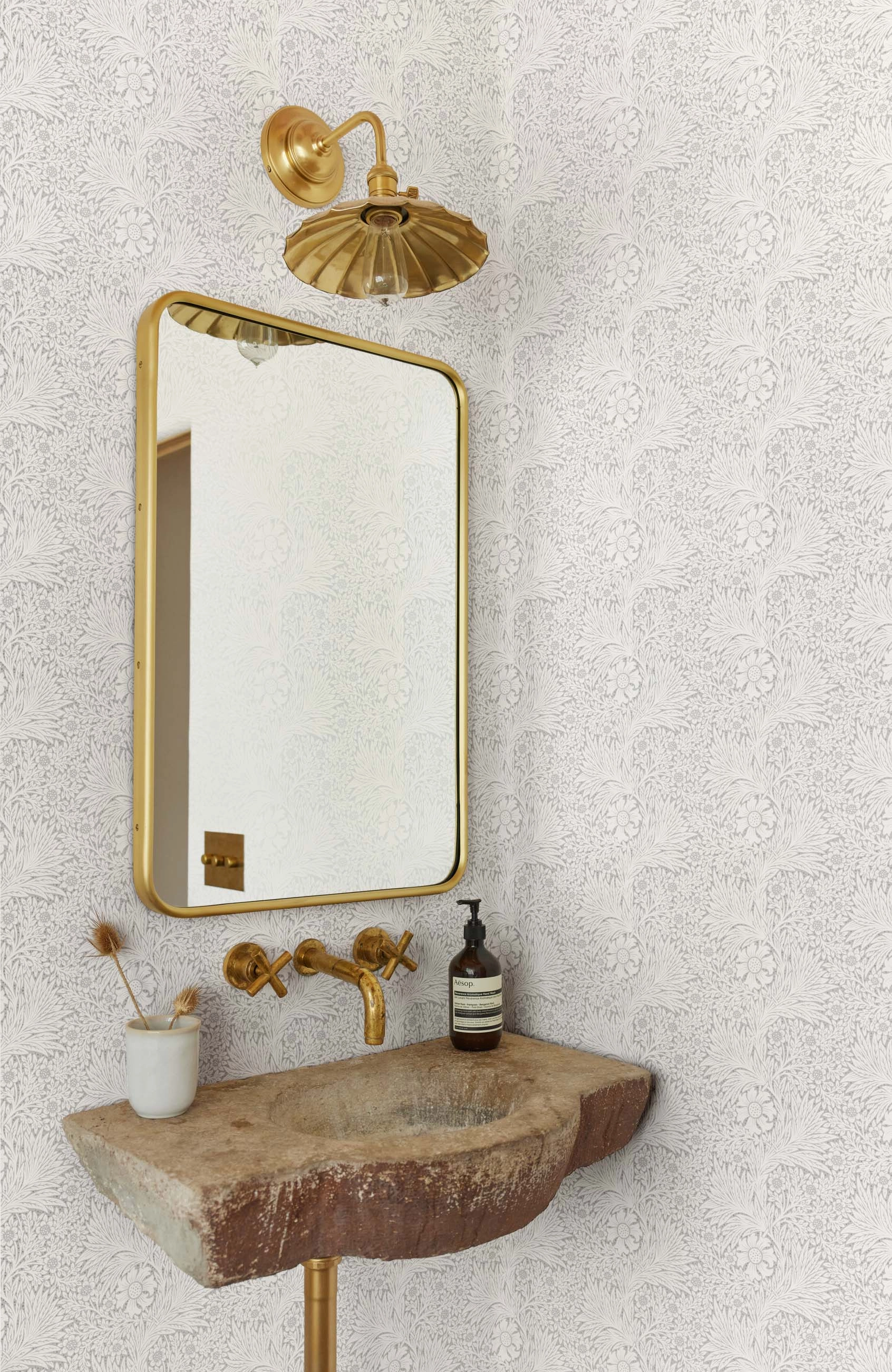 Pure Marigold Wallpaper by Morris & Co.